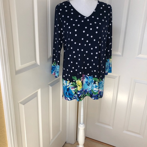 Susan Graver Tops - NWOT - Susan Graver Polka Dot Top